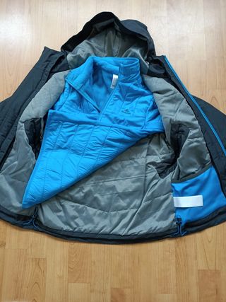 Chaqueta impermeable 3 en 1