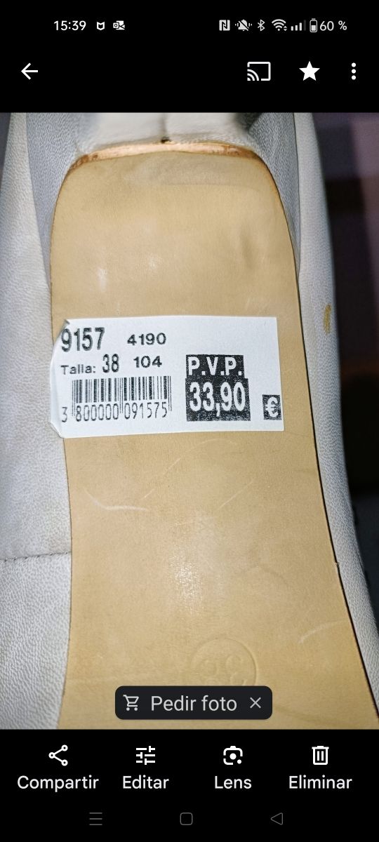 Peeptoes tachuelas gris T38