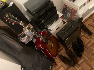 Guitarra acústica vintage