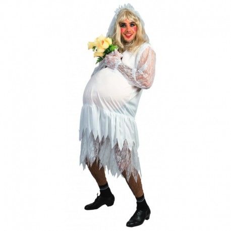 DISFRAZ NUEVO DE NOVIA EMBARAZADA