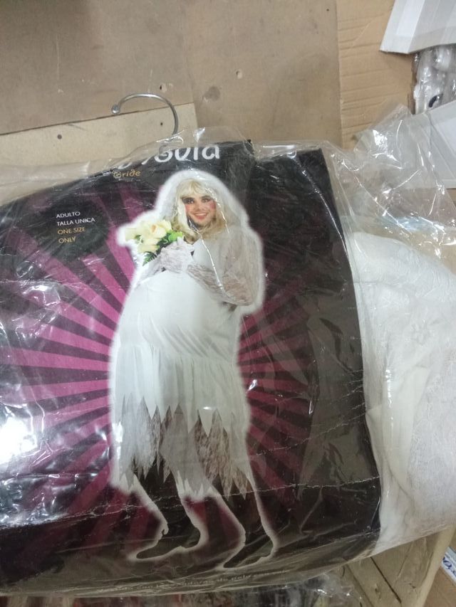 DISFRAZ NUEVO DE NOVIA EMBARAZADA