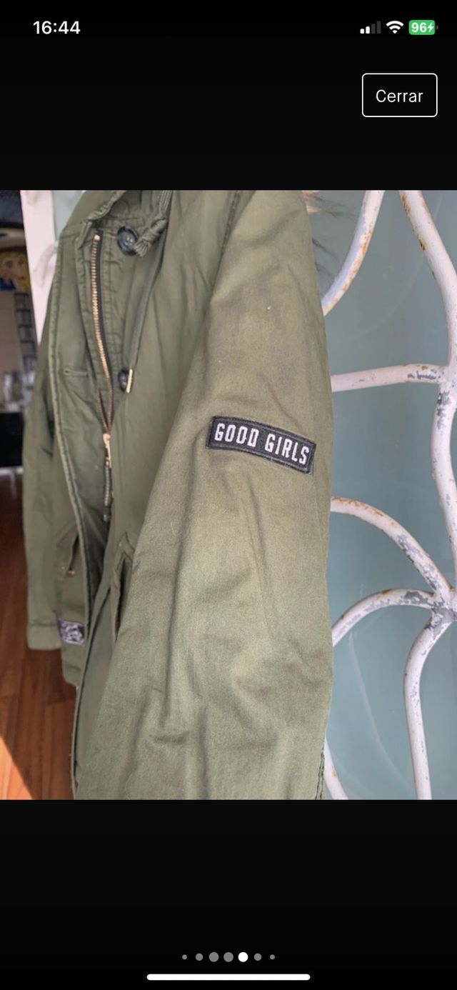 chaqueta de invierno chaquetón Bershka talla XS