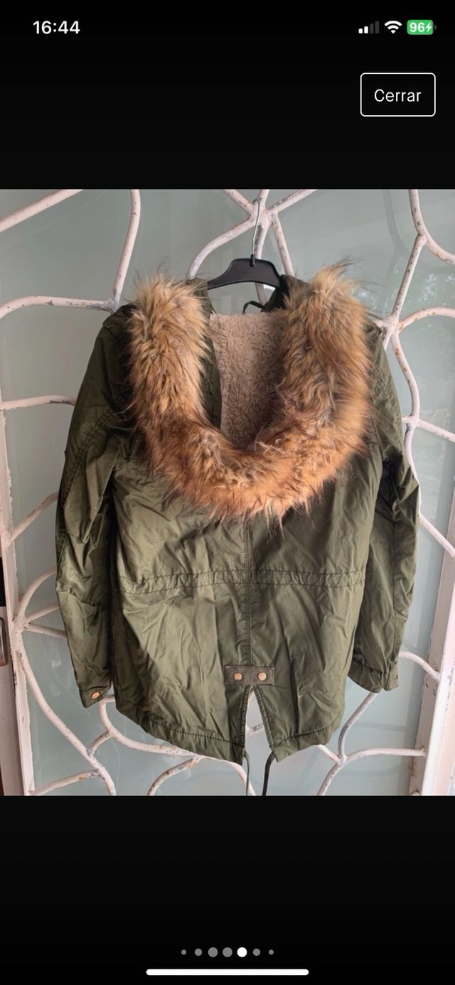 chaqueta de invierno chaquetón Bershka talla XS