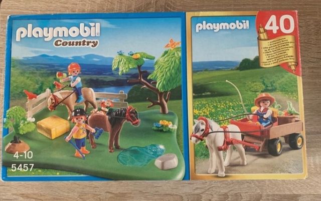 juego de Playmobil para niños el campo como nuevo