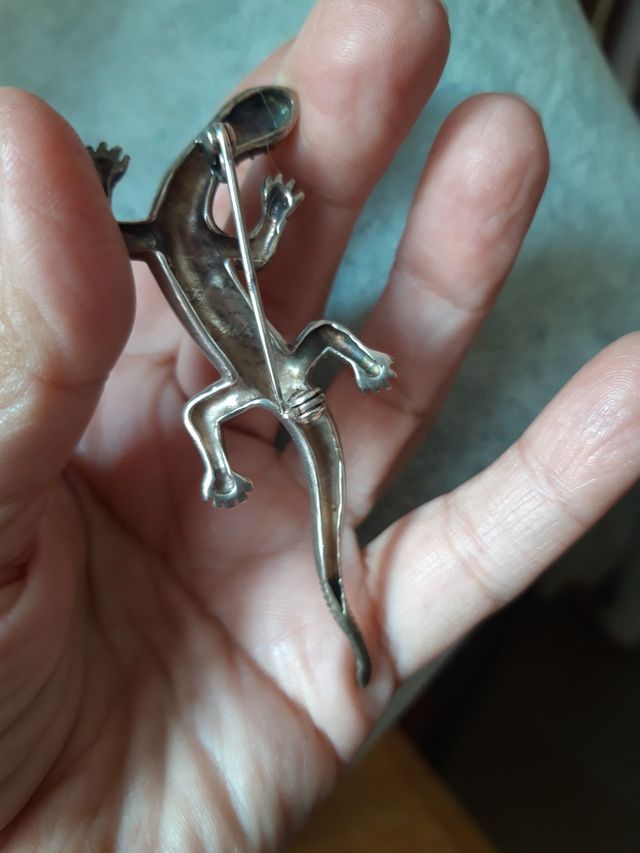 Broche vintage plata 925