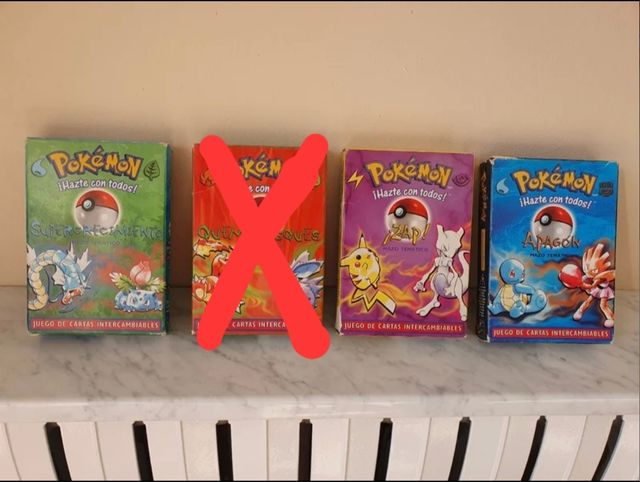 CAJAS INICIALES MAZOS POKEMON Base Set