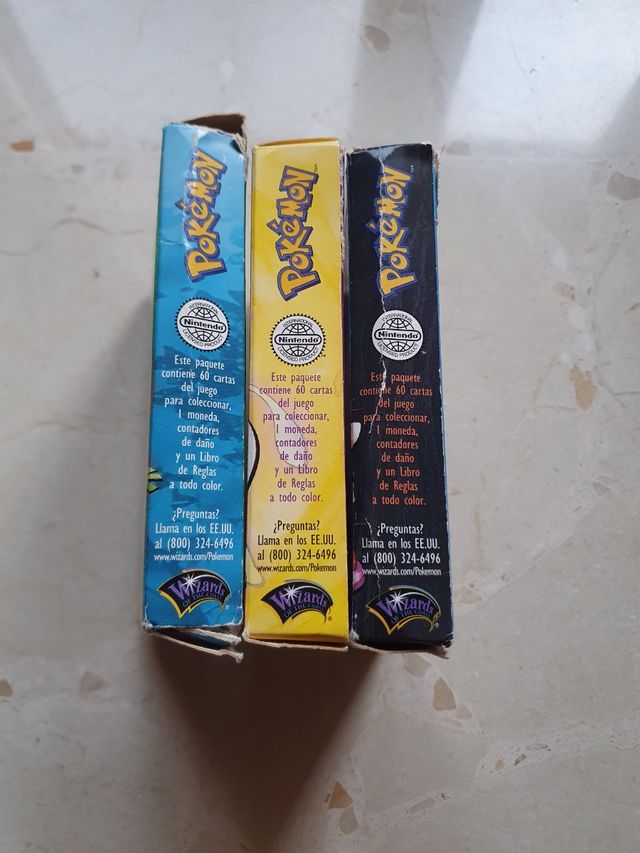 CAJAS INICIALES MAZOS POKEMON Base Set