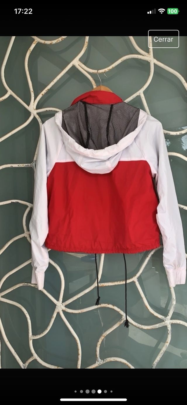 chaqueta cortavientos Hollister talla XS