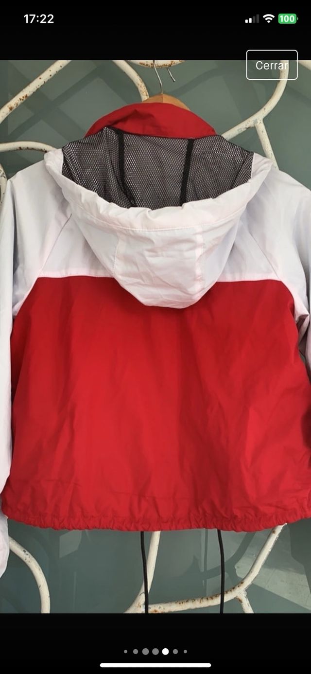 chaqueta cortavientos Hollister talla XS