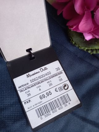 Pantalon lana c/etiqueta T S Massimo Dutti.