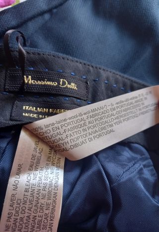 Pantalon lana c/etiqueta T S Massimo Dutti.