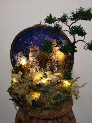 Piccolo presepe artigianale