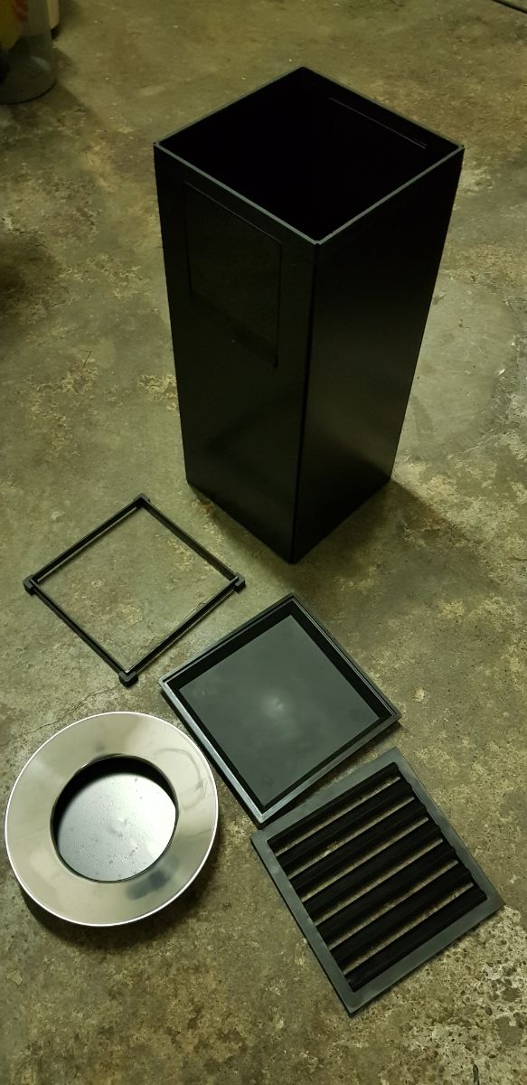 Portarifiuti ombrelliera posacenere