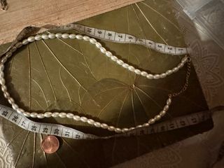 collar de plata con perlas cultivadas y circonita