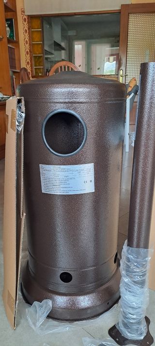 Estufa Gas Exterior Martillado