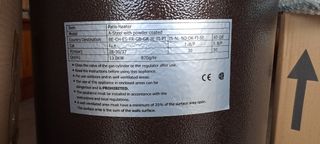 Estufa Gas Exterior Martillado