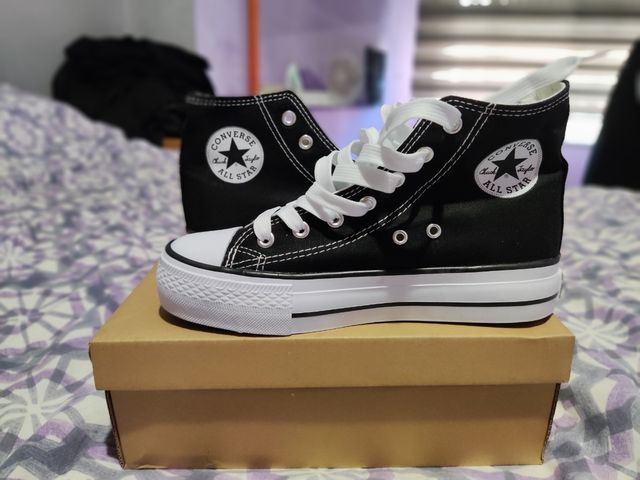 Bambas negras y blancas