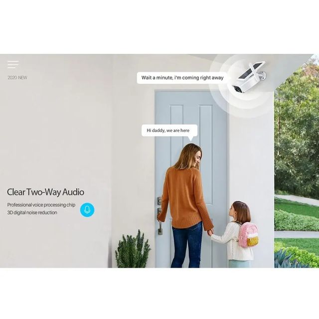 cámara de seguridad inalámbrica para exteriores✅