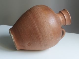 Cántaro, jarro, tinaja, vasija de barro 37,5x26cm.
