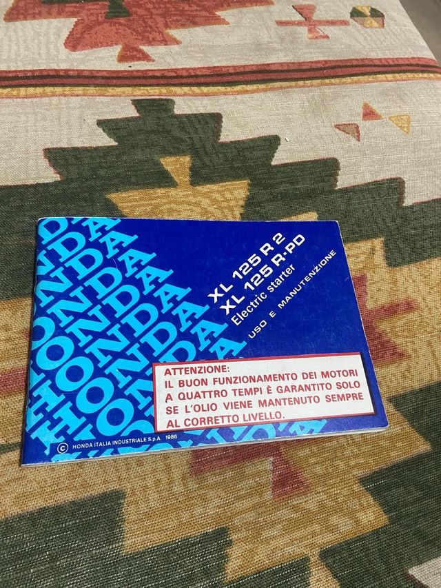 Manual HONDA XL