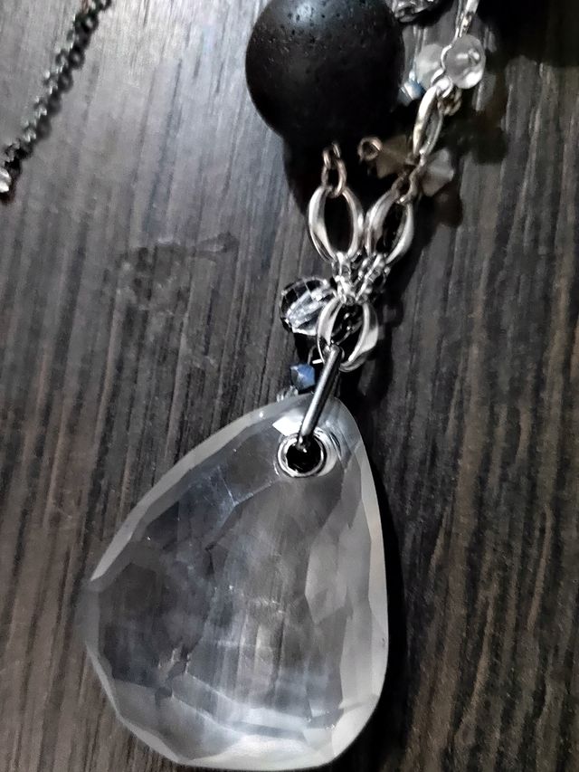 Collana Swarovsky, cristallo di rocca