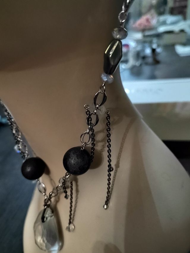 Collana Swarovsky, cristallo di rocca