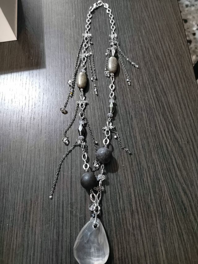 Collana Swarovsky, cristallo di rocca