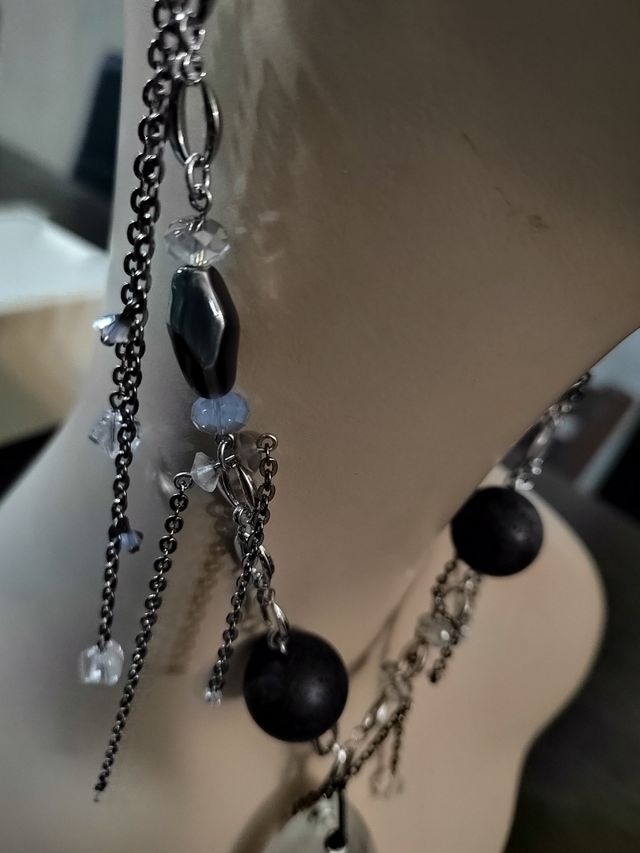 Collana Swarovsky, cristallo di rocca