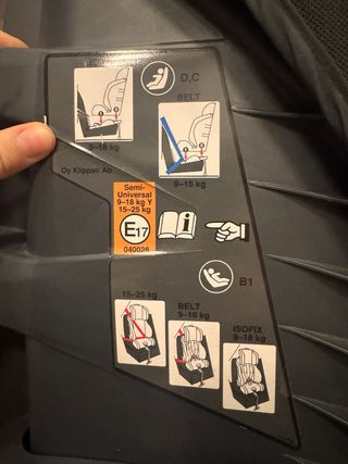 Silla Klippan Triofix