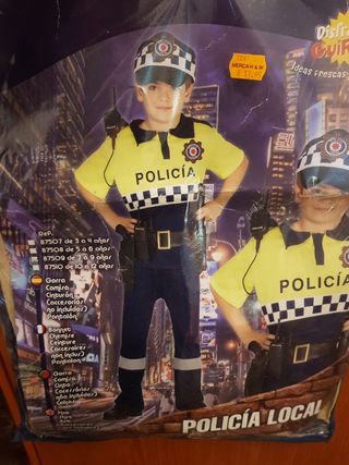 Disfraz de policia