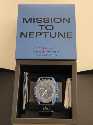 Swatch x Omega MoonSwatch Nettuno ( Neptune )