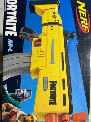 PISTOLA NERF FORTNITE