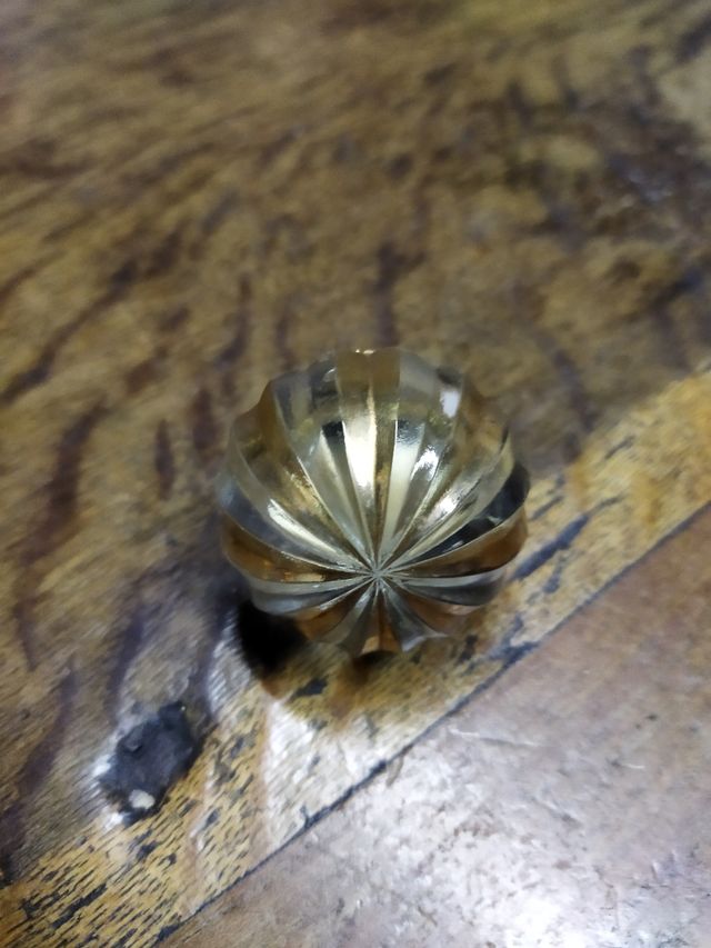 Tapón antiguo de cristal