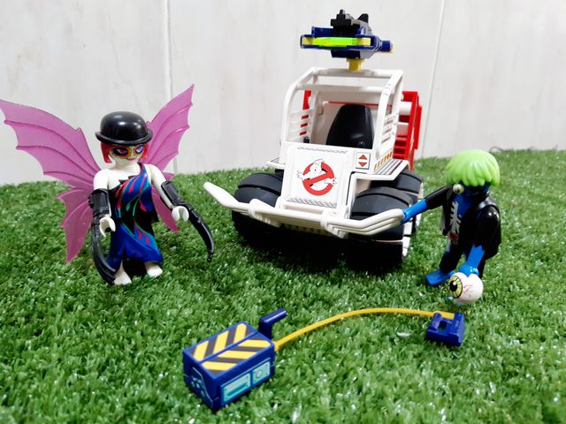 Playmobil Cazafantasmas Spengler con coche