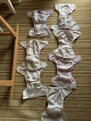8 x ALVA BABY Pañales Reutilizables LOT