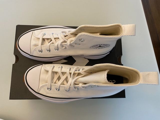 Converse RUN STAR HIKE blancas talla 38.5