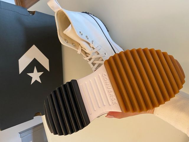 Converse RUN STAR HIKE blancas talla 38.5