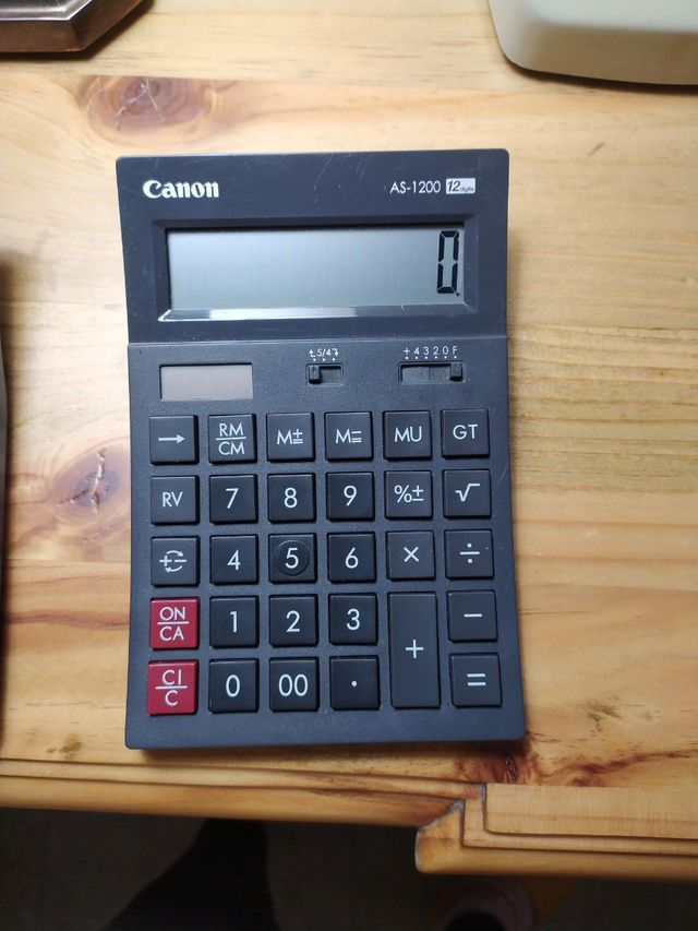 Calculadora solar Canon AS-1200