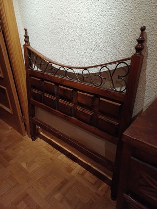 Cabecero madera, cama de 90