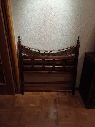 Cabecero madera, cama de 90