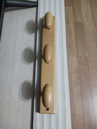 PERCHA MADERA PARED