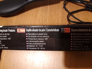 Cepillo alisador de pelo