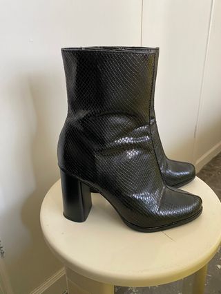 botas tacon mango