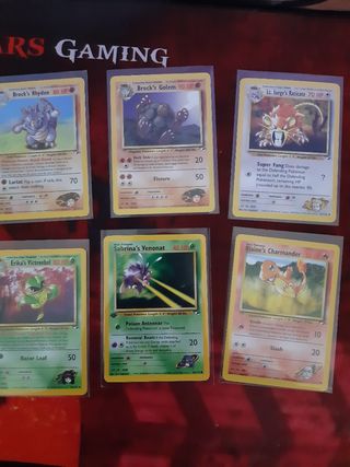 Cartas Pokemon Gym Heroes y Challenge