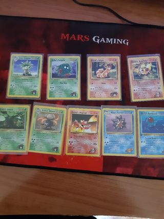Cartas Pokemon Gym Heroes y Challenge