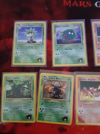 Cartas Pokemon Gym Heroes y Challenge