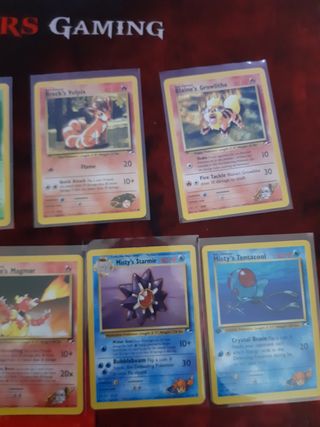 Cartas Pokemon Gym Heroes y Challenge