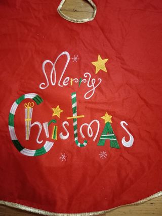 Alfombra para árbol de navidad 