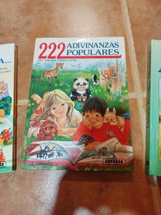 Libros adivinanzas Susaeta años 80