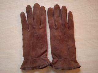 Guantes de ante de mujer 